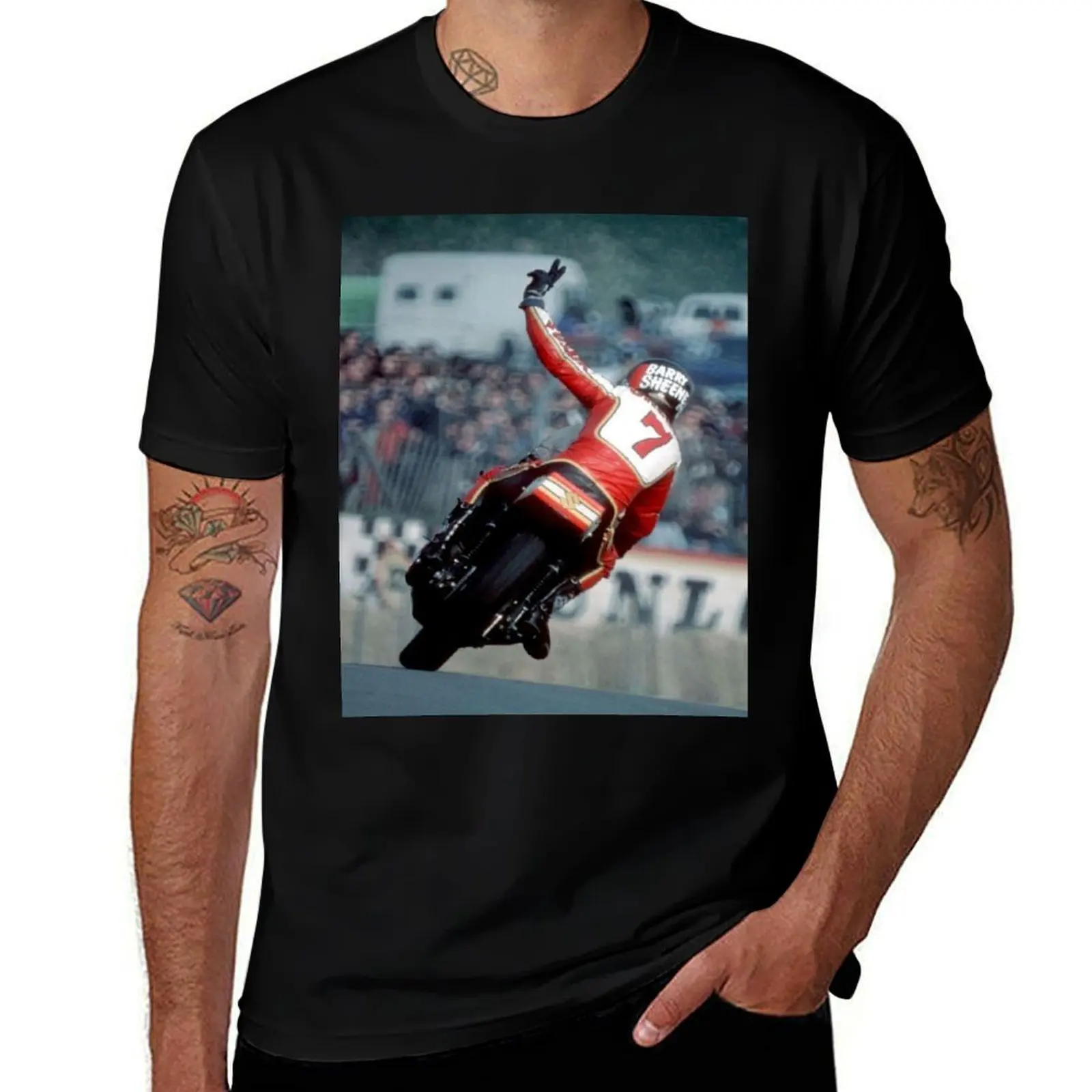 Barry sheene T-Shirt Stretch Fabric Comfort T-Shirt