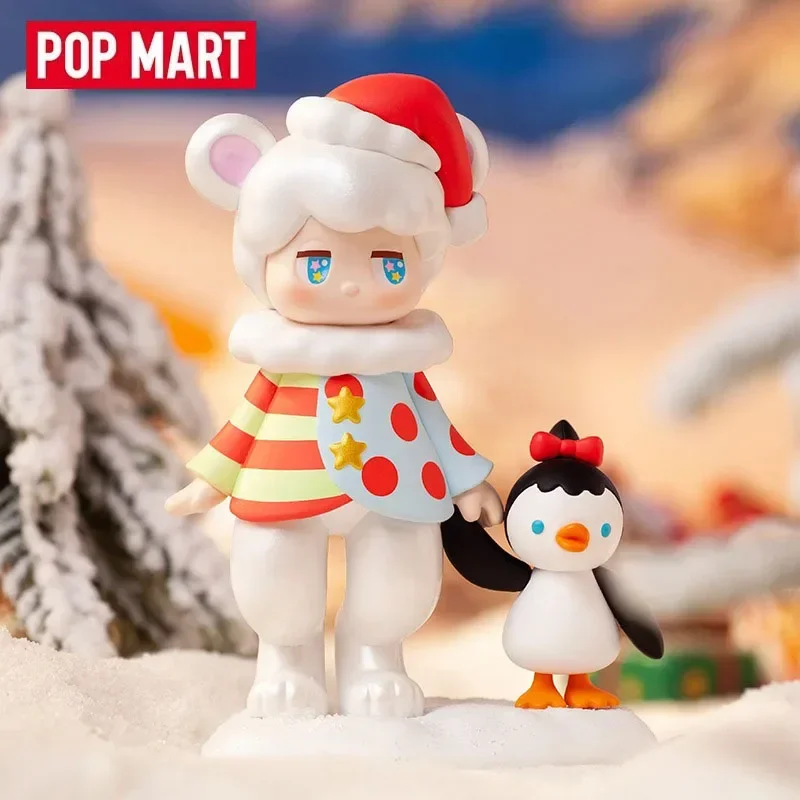 

Pop mart Satyr Rory Cozy Winter Series слепая коробка Guess Bag Mystery Box Toys Doll Милая аниме-фигурка Настольные украшения Коллекция