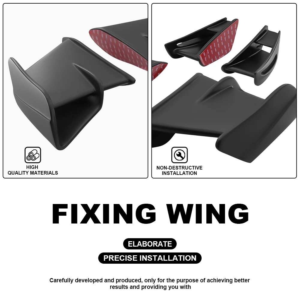 2024 NEW For Kawasaki ZX-6R ZX-636 ZX6R ZX 6R Winglet the same fuselage fixed wing spoiler lower shroud front side wing