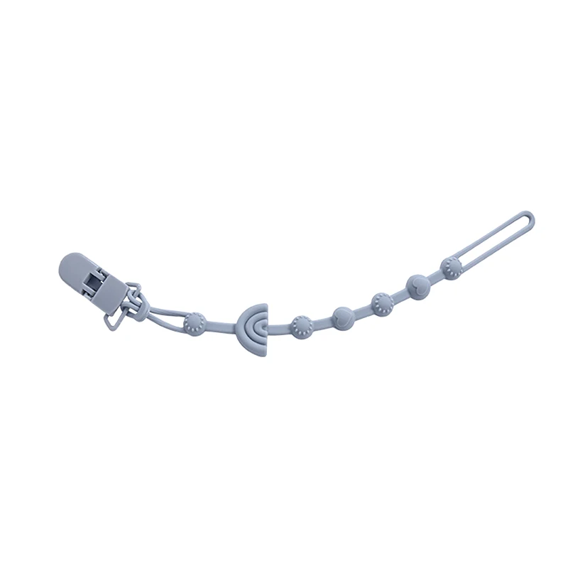 Silikon-Clip-Set für Baby-Schnullerketten: Schnuller-Nippelhalter und Beißspielzeug, ideales Geschenk für Babys