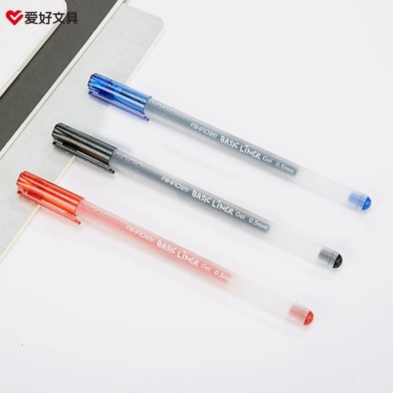 Pióro w kolejce pióro proste płynne żele pióra pióro pióra 0,5 mm atrament Piós