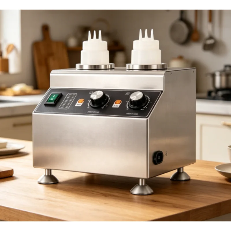 Commercial New Electric Sauce Dispenser Non-Stick Hot Cheese Chocolate Sauce Fruit Easy Clean High Productivity