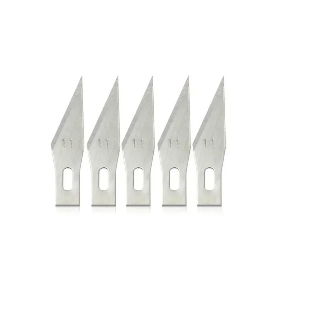 50 stuks 11 #   Carving Messen SK-5 Multi Tool Craft Mes Vervangende Onderdelen Voor X-acto Exacto Tool Houtbewerking Tool