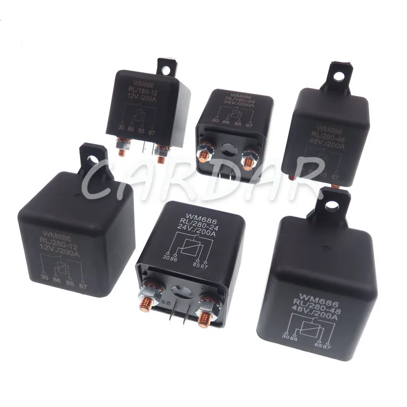 

200A High Current Starting and Continuous Relay DC 12V-48V High Quality Type Automotive Switch Auto Relay