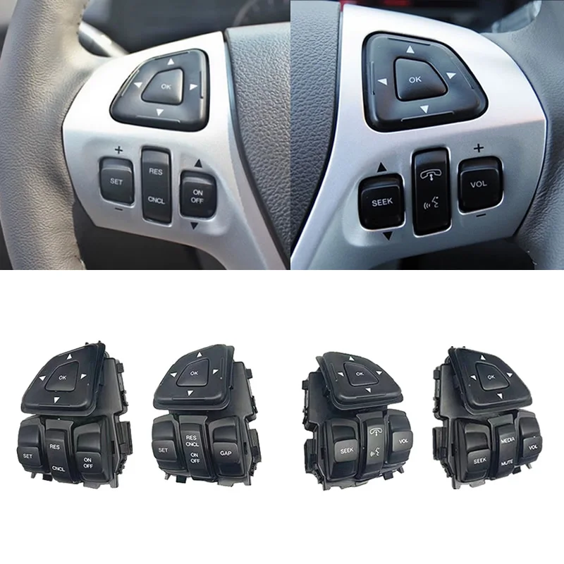 

Car Steering Wheel Cruise Control Switch Multifunction Buttons For Ford Edge Explorer 2012 2013 2014 2015