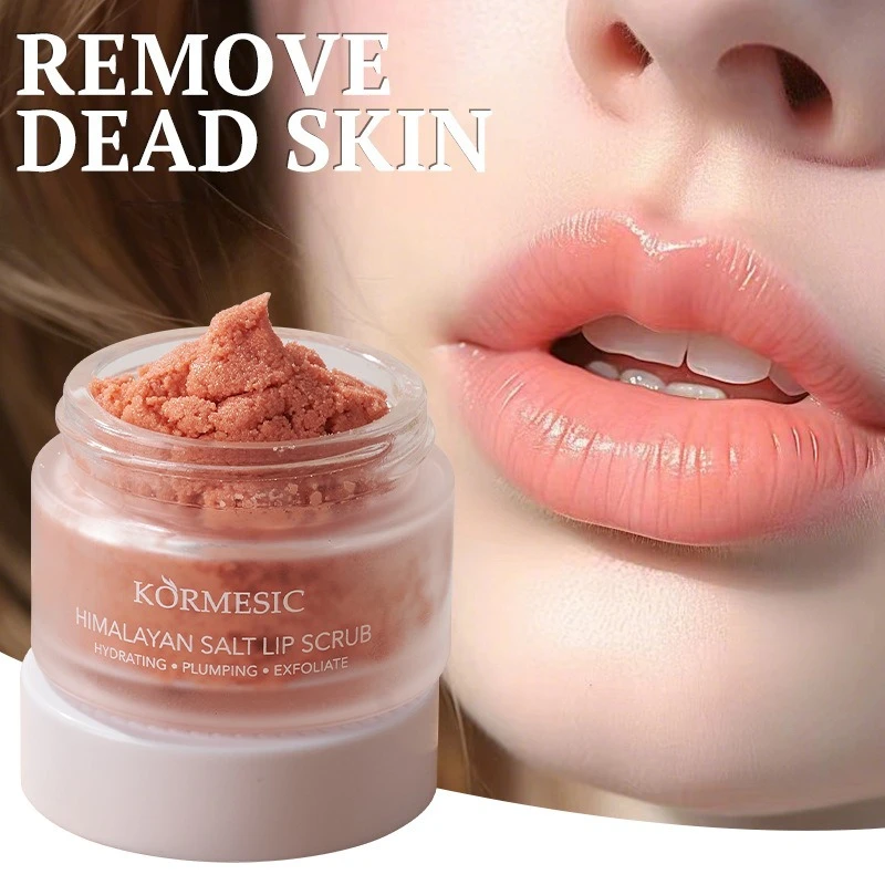 

Himalayan Salt Lip scrub to remove dead skin and fade lip lines Uniform lip color moisturizing and nourishing Skincare