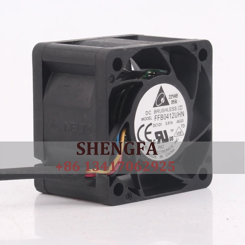 Delta FFB0412UHN Case Cooling Fan DC12V 0.81A 40X40X28MM 4CM 4028 PWM Four Wire High Air Volume Control Speed