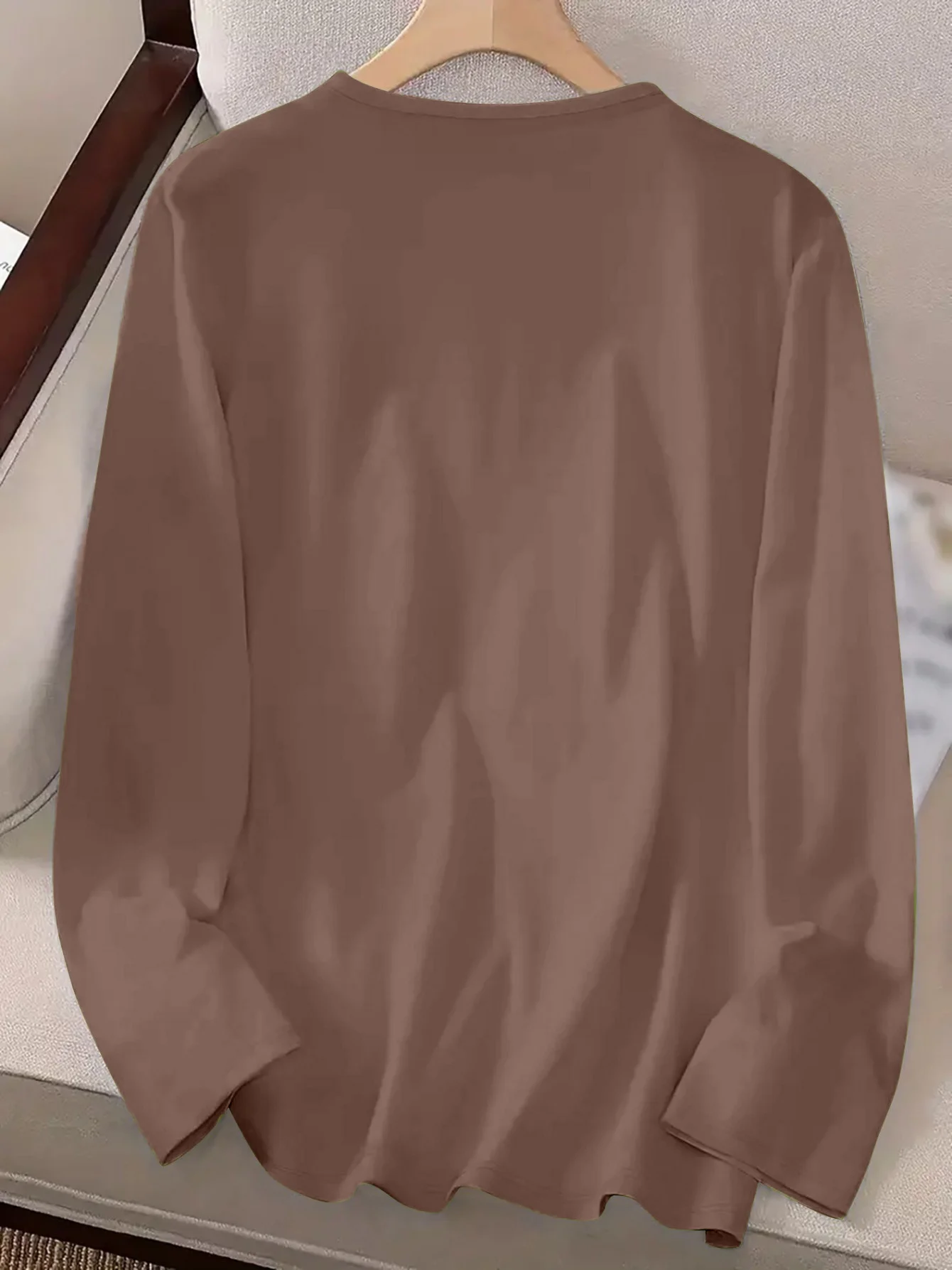 [Christmas Gift] Autumn Winter Women'S Long Sleeve T-Shirt, Snowman Hedgehog Red Bird Winter Tree Easy Print Round Neck Machine Washable Comfortable Skin-Friendly Soft Breathable Loose Top Fresh Elegant Fashion Commute Daily Easy Versatile Casual Wo