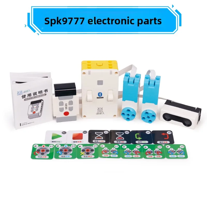 STEM45678 piezas técnicas programación multitecnología estudiante educativo aprender bloques de construcción función de potencia conjunto para niños juguete