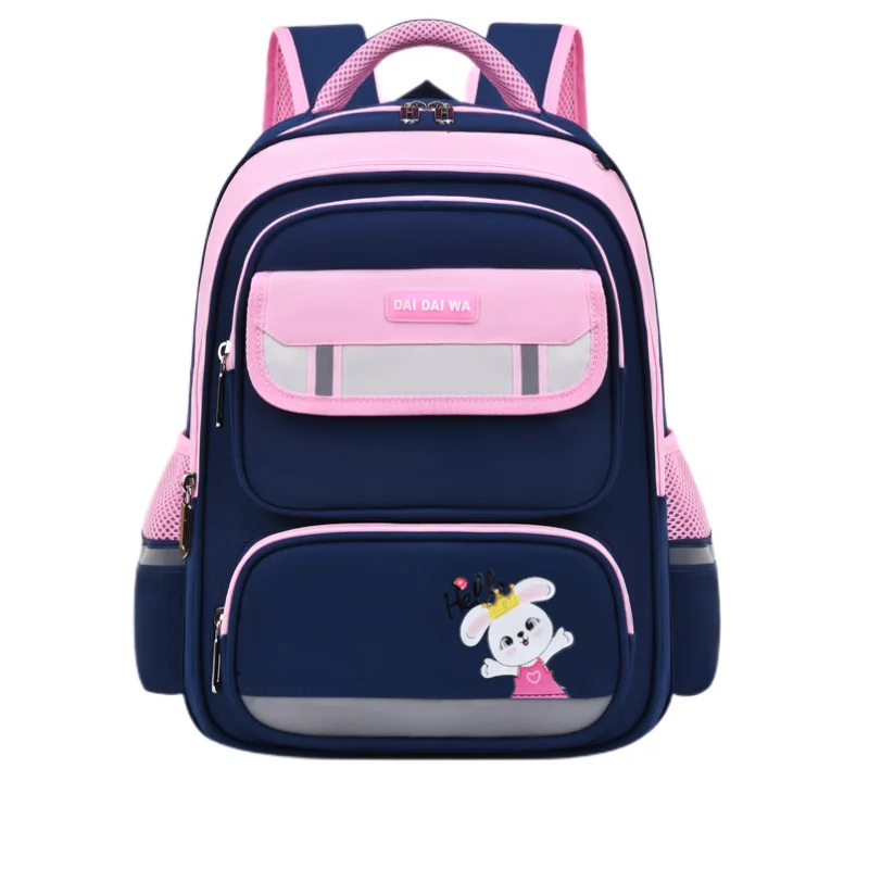 

Elementary Schoolbag Boys Girls Grade 1 To Grade 6 Cartoon Ultra Light Backpack Load Protection Spine Preppy Style Children Bag