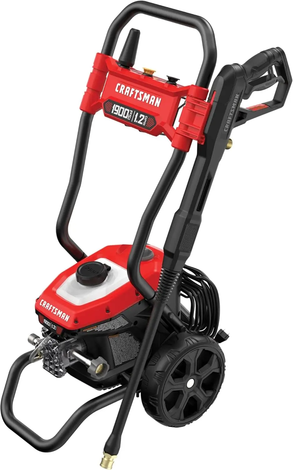 Electric Pressure Washer, Cold Water, 1900 -PSI, 1.2-GPM, Corded