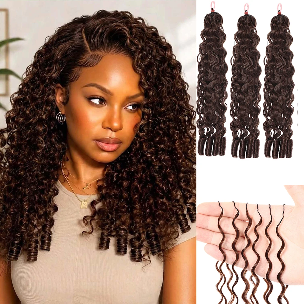 4-brown-burmese-curly-feather-crochet-human-hair-100-remy-curly-lightweight-bundles-pre-separated-for-protective-style