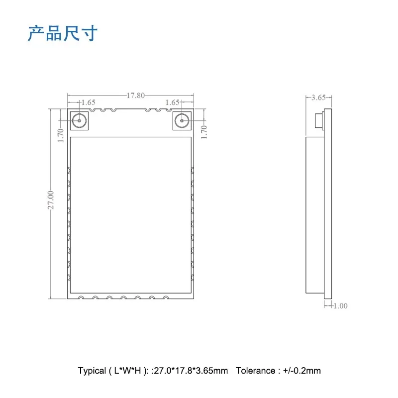 RTL8822CU dual band WIFI wireless 5G module Bluetooth 5.0 wireless USB interface BL-M8822CU1
