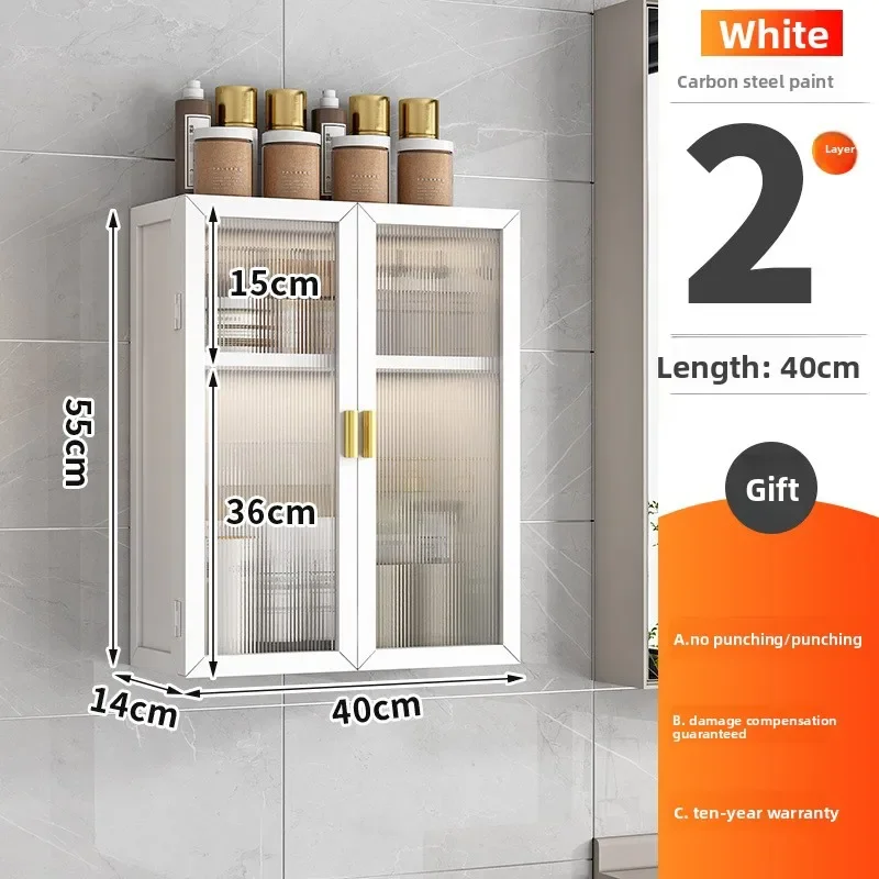 No punching bathroom rack toilet cosmetics storage cabinet wall hanging washstand wall hanging cabinet bathroom cabinet