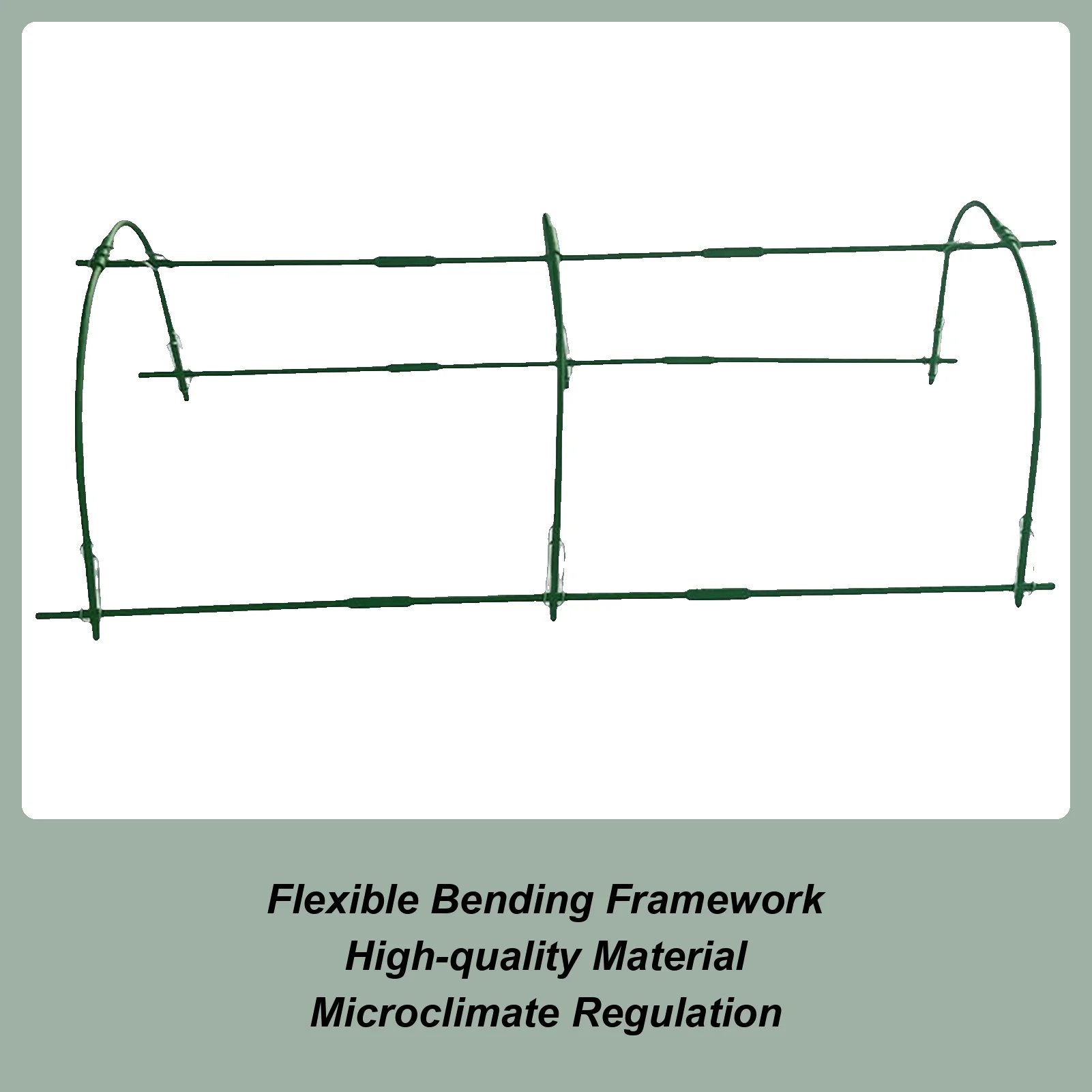

Hoop For Garden Netting Flowerbed Grow Tunnel Weatherproof Planting Hoop Grow Tunnel For Garden Outdoors Raised Bed Greenhouse