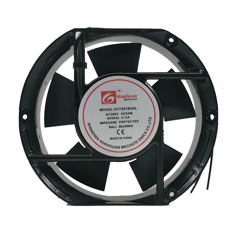 New Hongguan fan  HA1751b3hl 17251 AC 380V 220V cooling fan