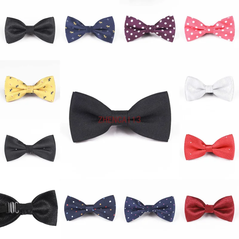 Bow Tie เด็ก Bowknot ผีเสื้อ Bowtie ดอกไม้ลายสก๊อตน่ารักคริสต์มาสสาวสบายๆ CE72