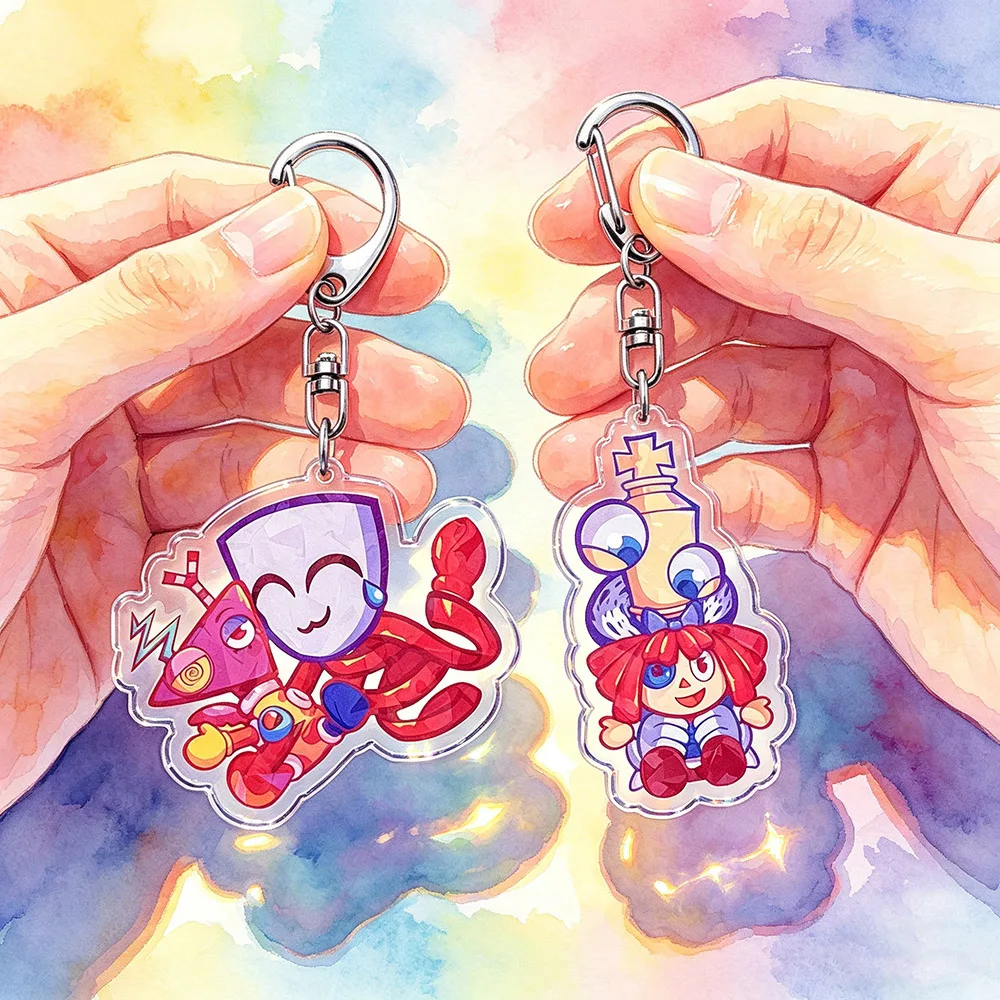 Niedliche Cartoon-Schlüsselanhänger Schmuck Manga-Spiel-Fan-Geschenke