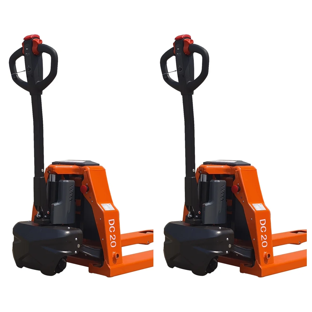 

4400LBS Electric Pallet Jack 2PC 48" x27" Forks Li-ion Battery Lift for Narrow Spaces Factory,Warehouse,Supermarket