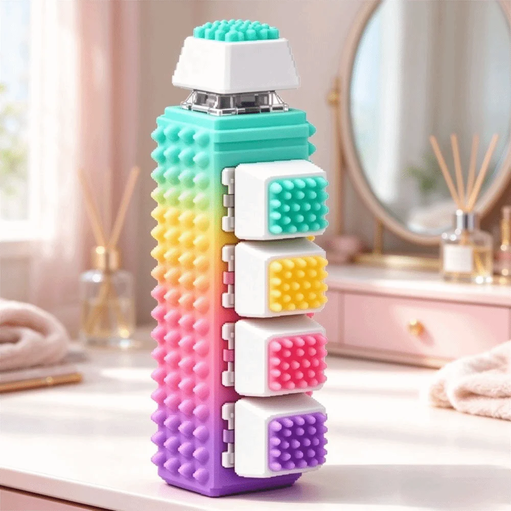 Spiky Sensory Fidget Clicker Textured 5 Button Mechanical Switch Fidget Pocket Size Crisp Click Finger Press Fidget Toy
