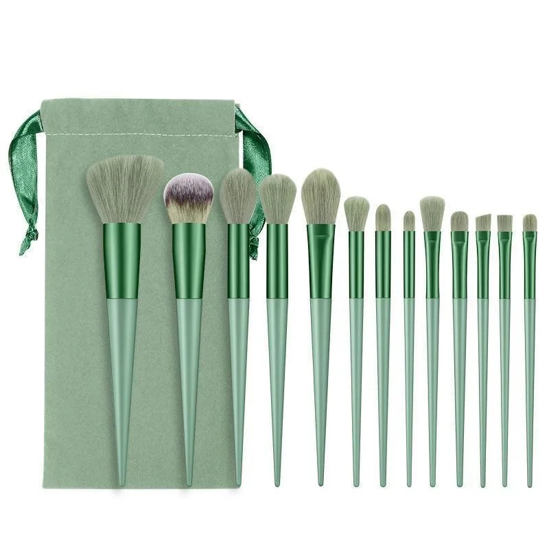 Makeup Brushes 13pcs Set Super soft and quick-drying brushes blush and eyeshadow brushes Beauty Tools Set