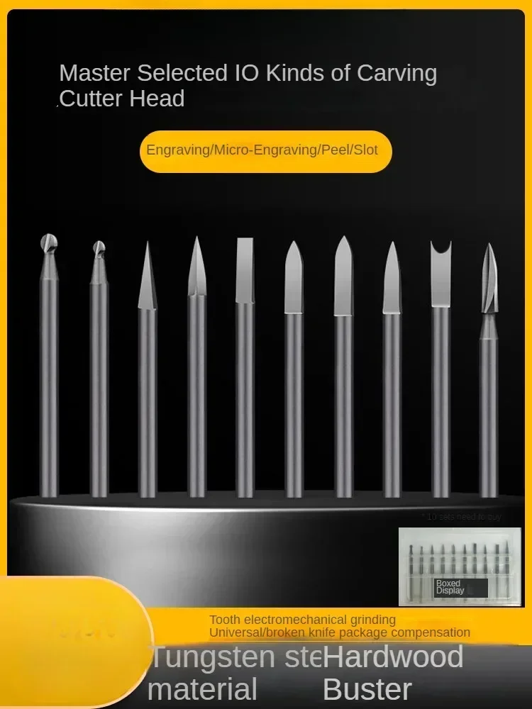 

Premium Carbide Carving Bits for Dental, Walnut, and Woodworking Carving