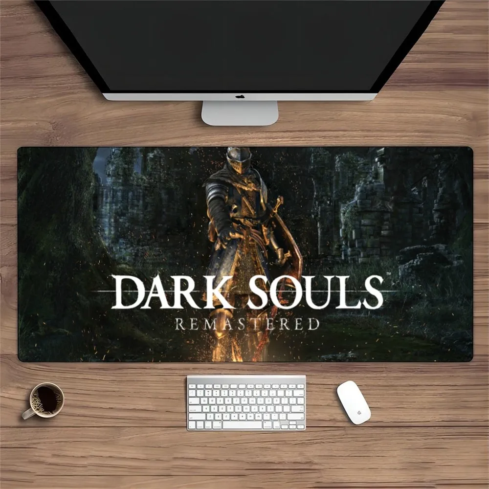 Dark Souls Mouse Pad Large Computer Gaming Accessories 1000x500mm MousePads Desk Mats Carpet garbinet player Anti-slip Laptop image 4