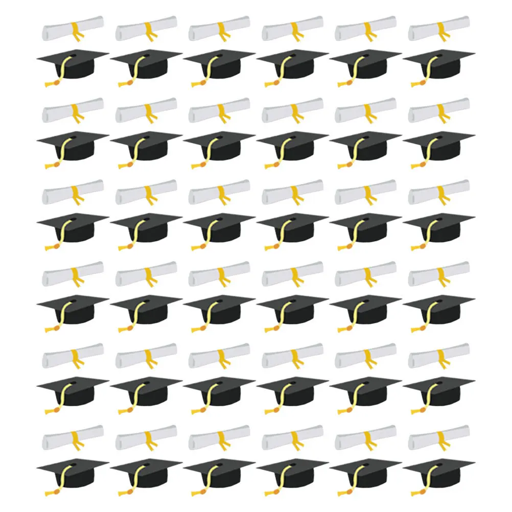 

1Pack Graduation Cap Confetti Paper Decorations for 2025 Graduation Party Table Centerpieces High School College Ceremony