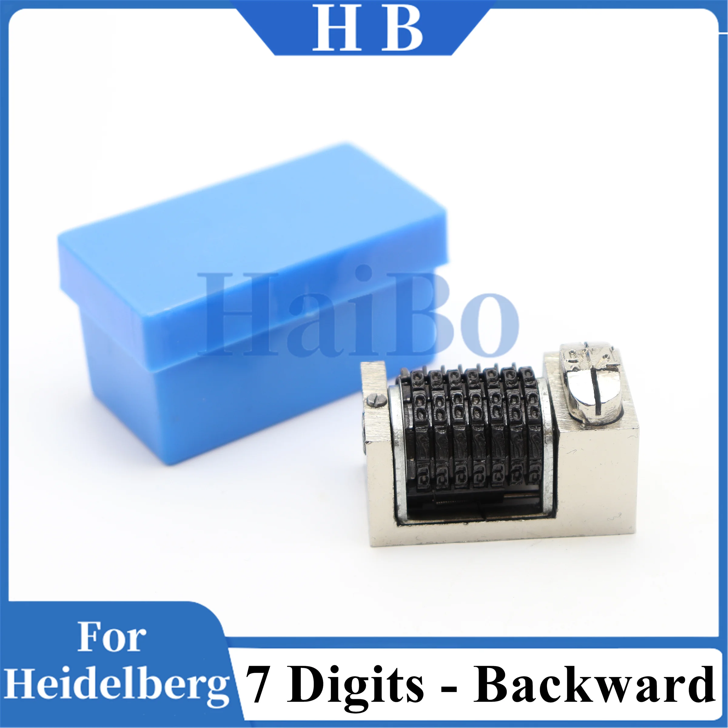 HaiBo Best Quality 7 Digits Jump Mode Backward Numbering Machine for Heidelberg Printing Machine