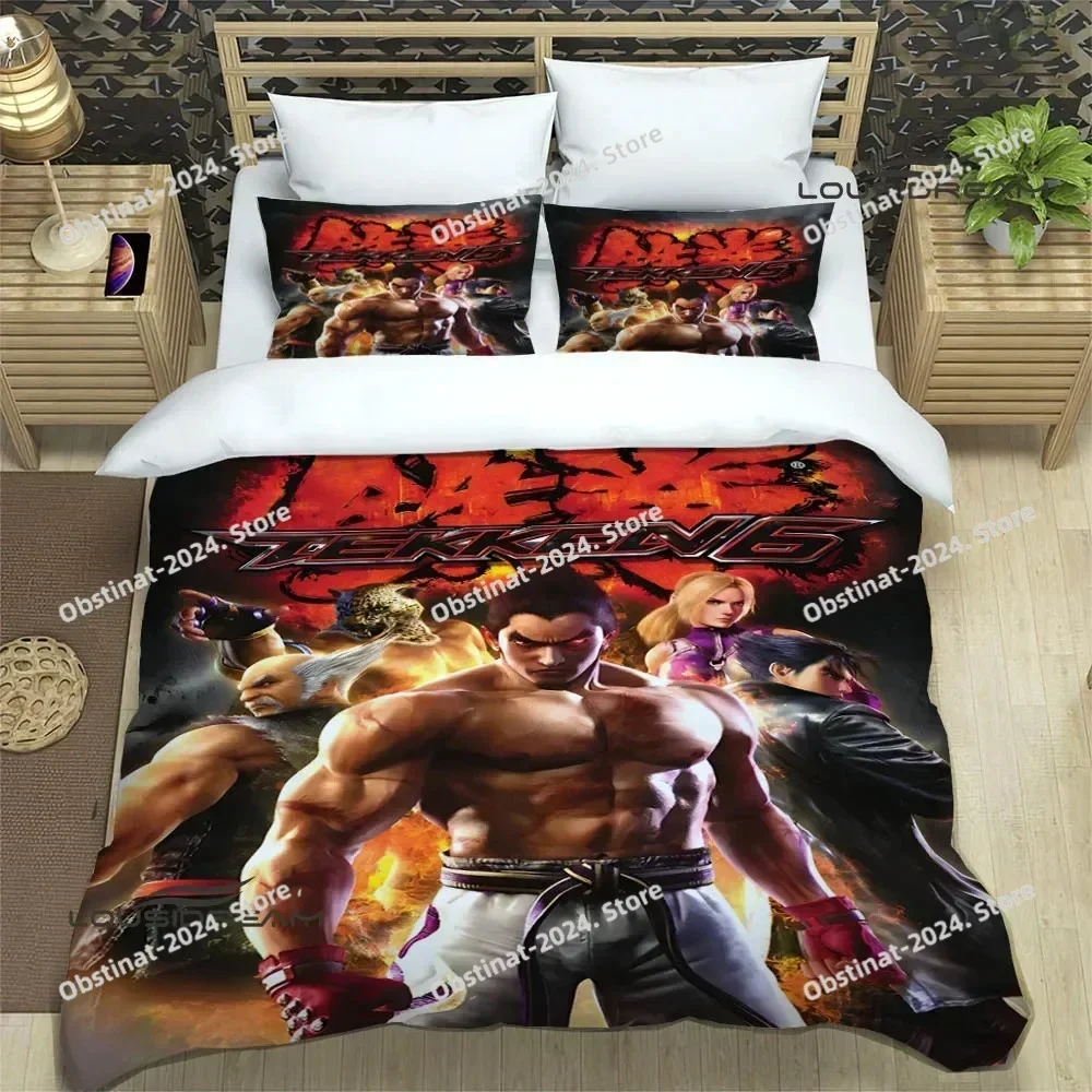 3D game tekken8 printed Bedding Sets exquisite bed supplies set duvet cover bed comforter set bedding set luxury birthday gift