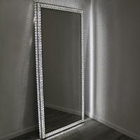 Bathroom Large Espejo De Cuerpo Completo Floor Mirror Led Light Full Length Mirror Salon Standing Mirror for Makeup
