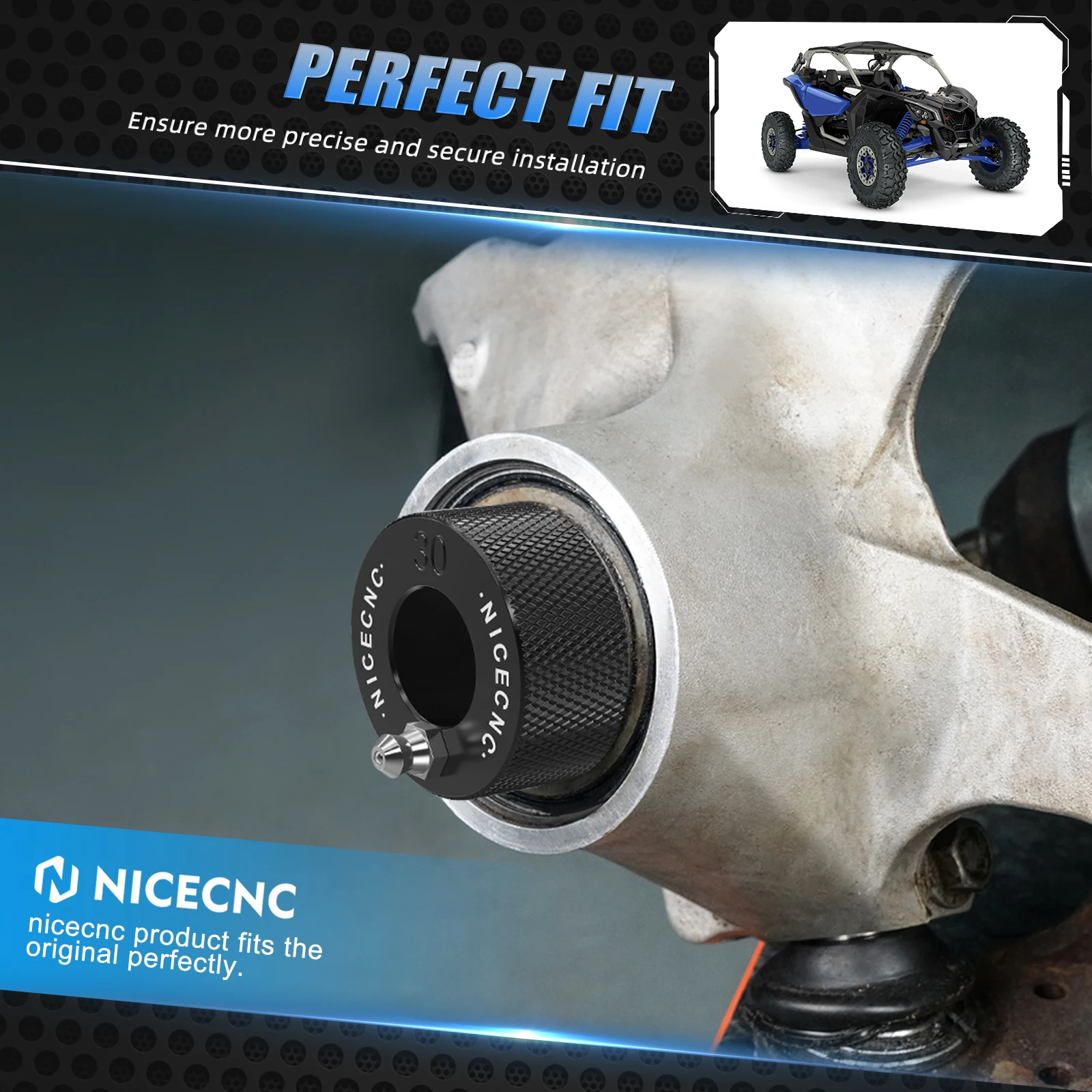 NICECNC For UTV ATV Can-Am Wheel Bearing Greaser Tool For CAN AM Commander 1000 Renegade 570 800 850 Outlander Defender