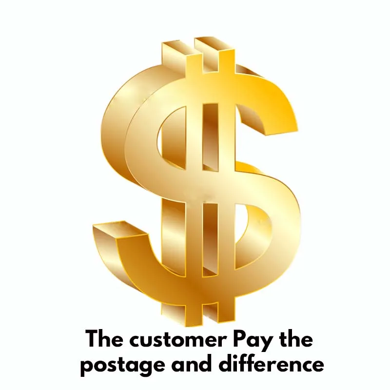

The customer Pay the postage and difference