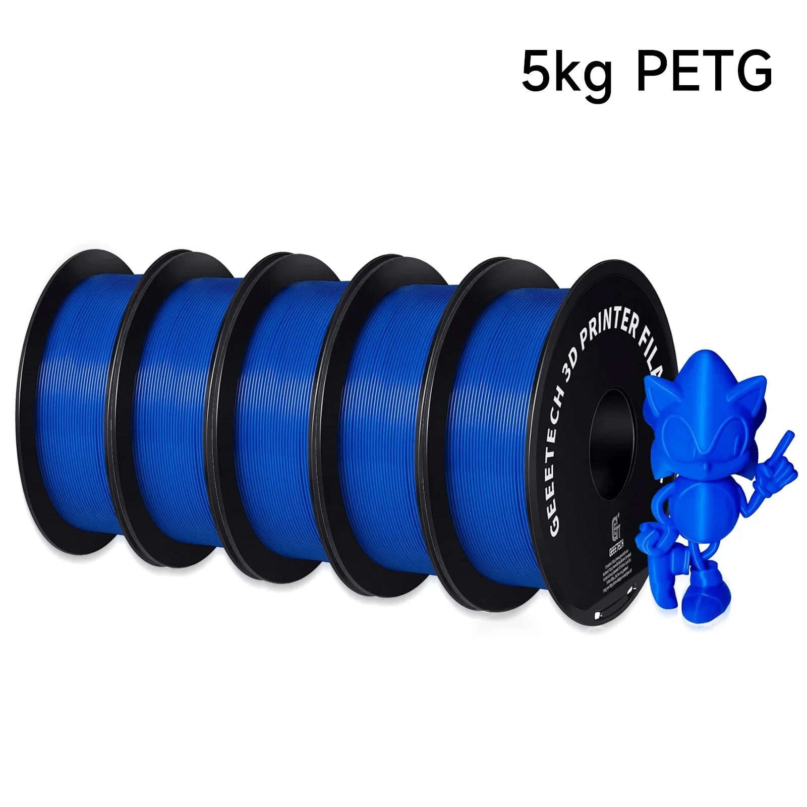 Geeetech 5kg PETG 1,75 mm filament 3D-printdraad Vacuümverpakking Lokale magazijnen Kleurrijk plastic voor de meeste FDM 3D-printers