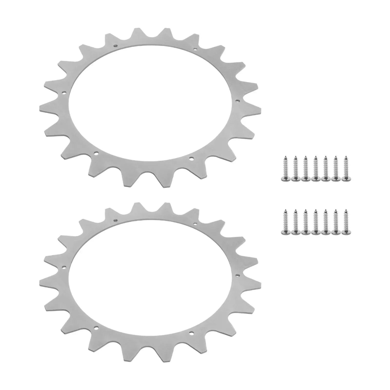 Stainless Steel Anti Skid Nail Wheels Designed For Ecovacs Goat Robotic Lawnmower Enhancing Traction And Control