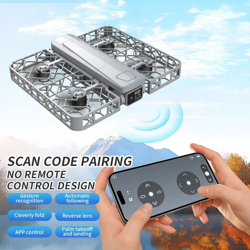 S161 MAX Drone WIFI FPV ESC 2.7K Camera Gesture Photo TOF Positioning Stabilization Smart Follow APP Control Quadcopter