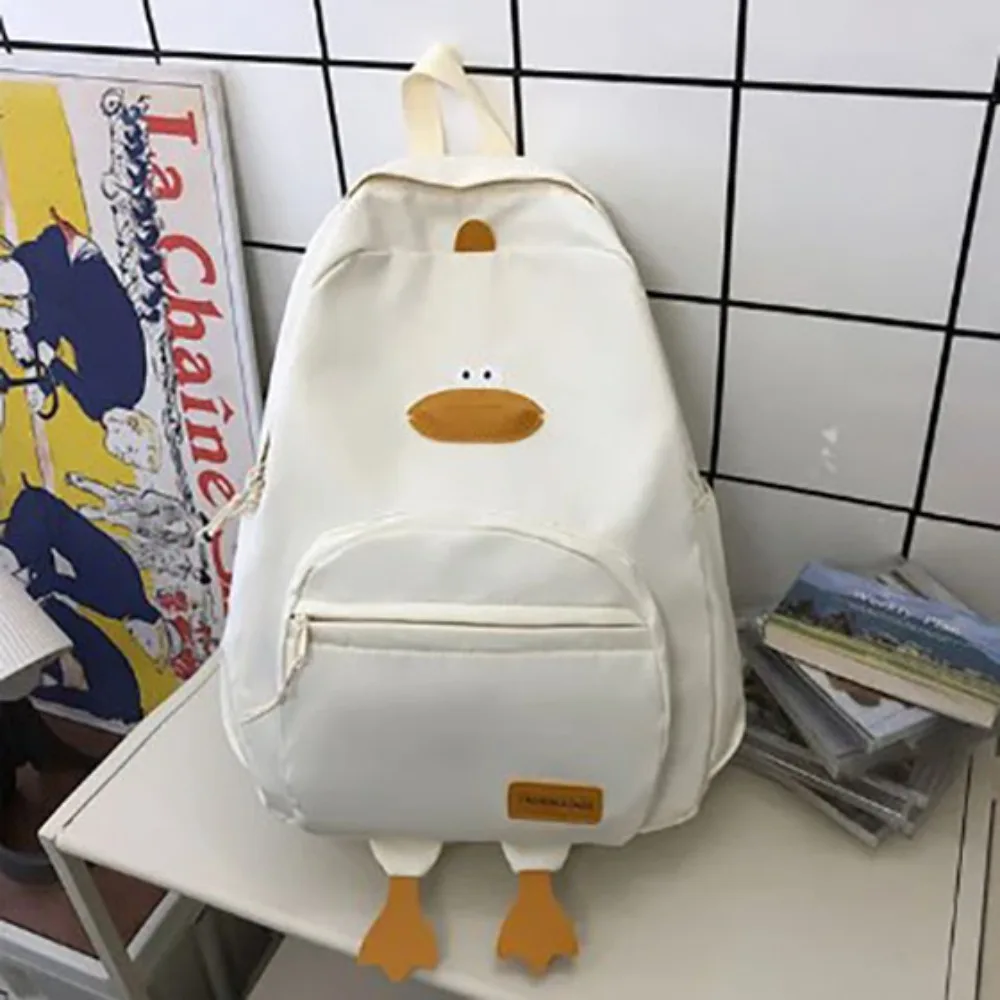 New Cartoon Duck Backpack Designer Cute Travel Bag Female College Student Versatile Korean Edition Girls\' School Bag