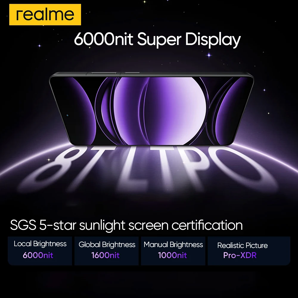 ปลดล็อกอย่างเป็นทางการ ROM realme GT 6 สมาร์ทโฟน 5G 6.78 "Snapdragon 8 Gen 3 50MP 5800mAh 120W NFC SuperVooc ชาร์จ realme GT6 5G