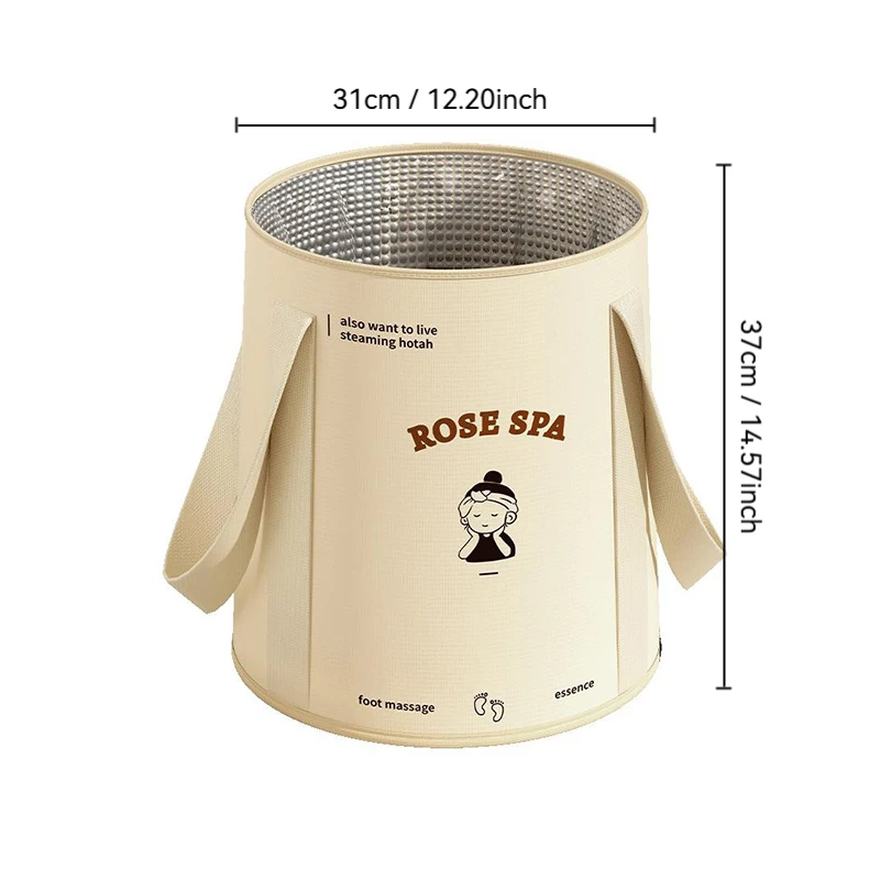 Folding Folding Soaked Foot Bag Insulation Smoked Soaked Foot Barrel Over The Calf House Portable Foot Bath