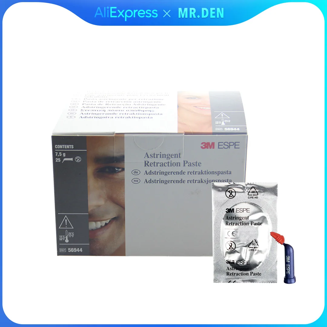 MR DEN 3M ESPE Astringent Retraction Past Capsule Hemostatic and Gum Drainage 0.3g 56944 Dental Materials