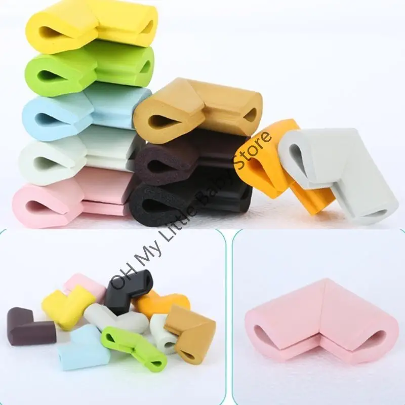 M76C 4x واقيات زوايا الأثاث على شكل حرف U مع لاصق سميك