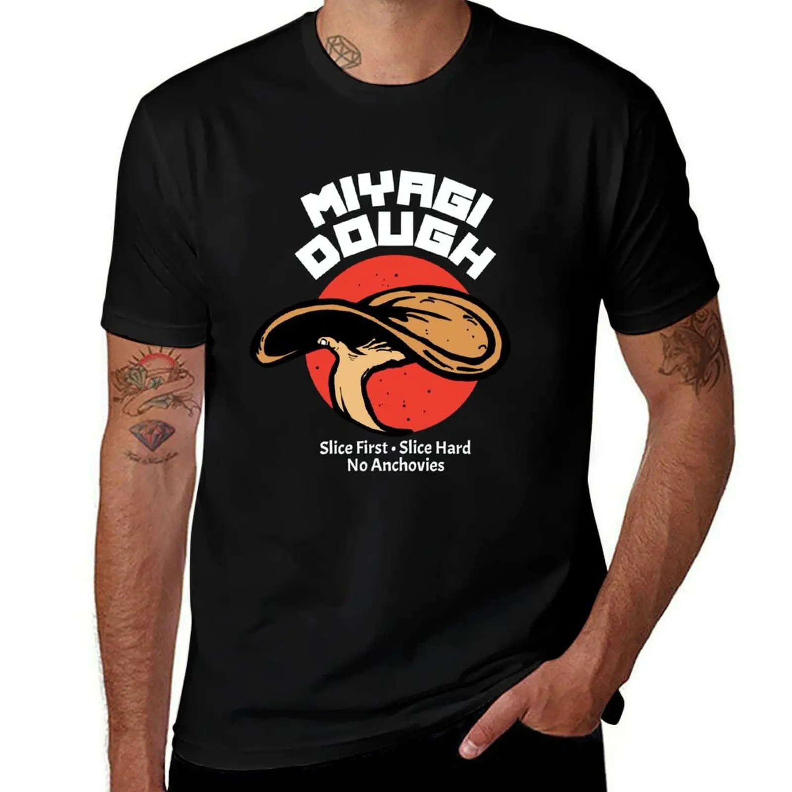 t graphic Dough t Miyagi for t shirts high T-Shirt man cotton man quality printed Pizza shirts for shirts
