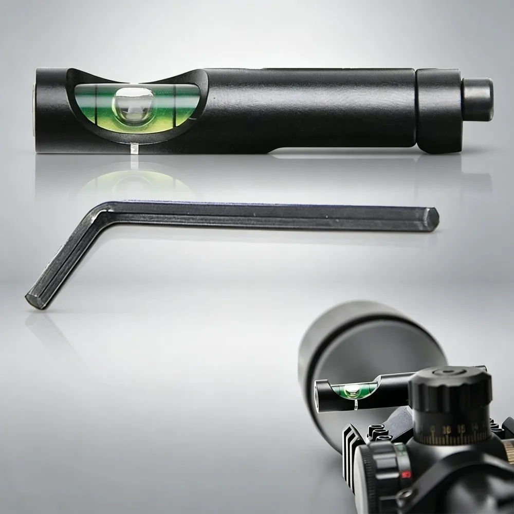 Niveau à bulle Hunting Spirit pour montures de lunette optique sur rail Picatinny 20 mm, kit d'outils de nivellement de lunette, accessoires de chasse
