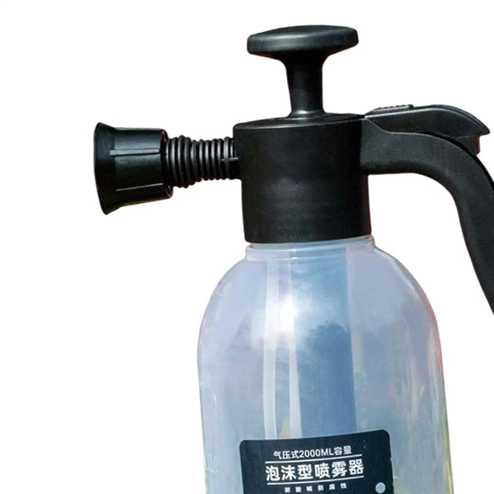 

Versatile Car Foaming Pump Sprayer 2000ml and 3 Nozzle Transparent Bottle