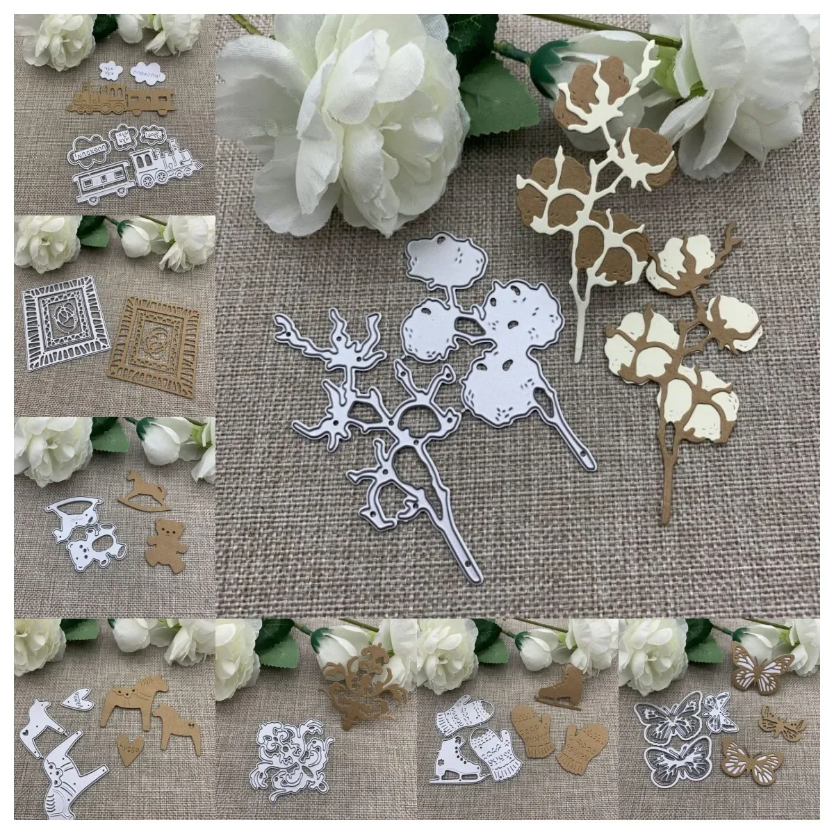 

Новая серия металлических вырубных форм для скрапбукинга, декоративного тиснения и рукоделия.