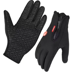 2025 Winter New Touchscreen Protector Warm Gloves Outdoor Sports Windproof Cold resistant Anti slip Zipper Gloves Hands