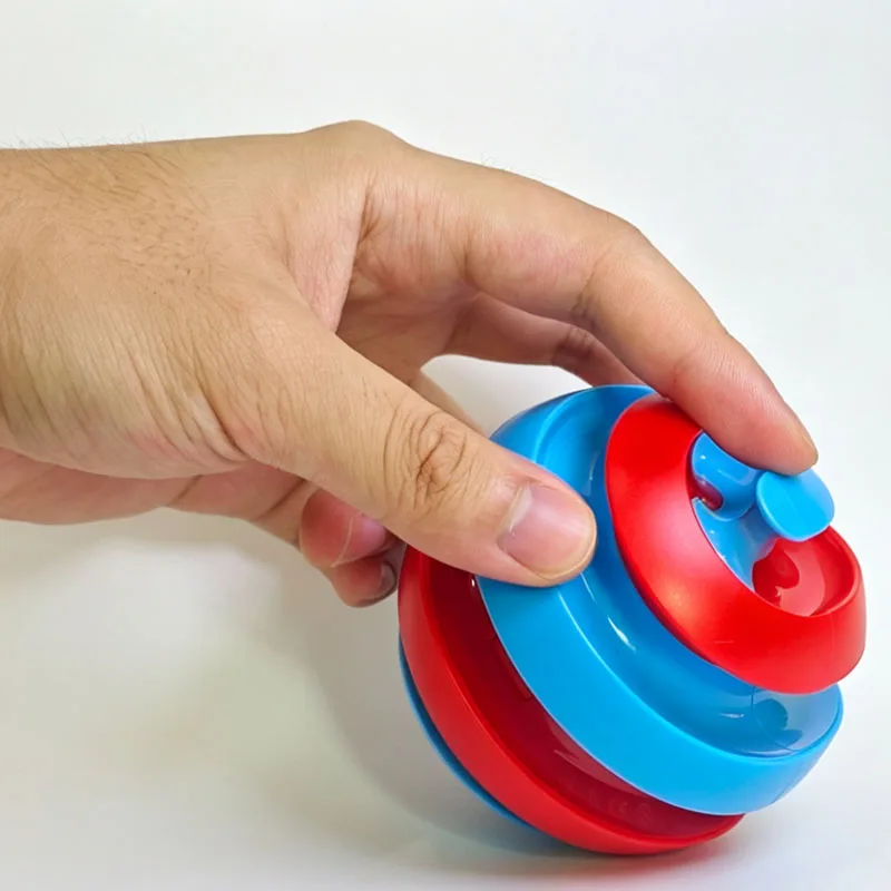 Orbit Ball Fidget Spinner Rotating Track Infinite Flip Change Puzzle Games Creative Quite ADHD Stress Reliever Toys Adults