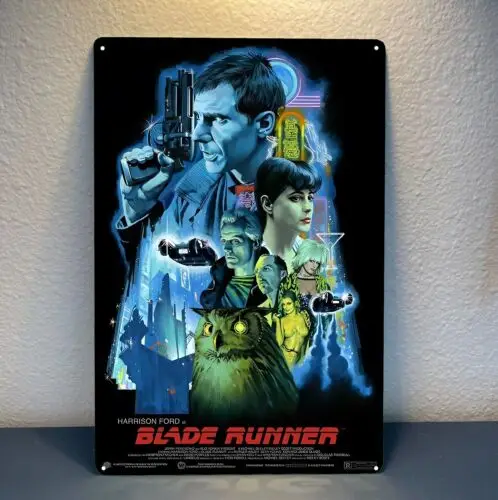Blade Runner Movie Metal Poster - Collectable Tin Sign - 20x30cm