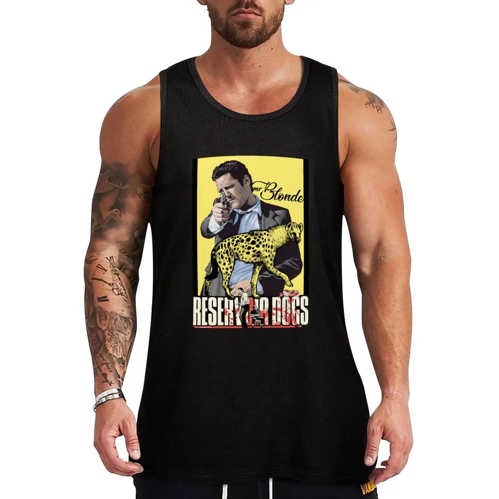 

reservoir dogs-mr.blonde Tank Top Vest male t-shirts for Men's gym gym clothes men