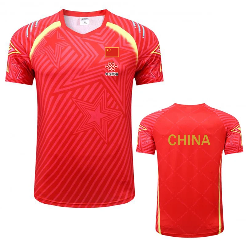 New CHINA Team Table Tennis T-shirts Shorts Men Women Children Ping Pong t Shirt Table tennis jerseys Tennis Sport Shirts